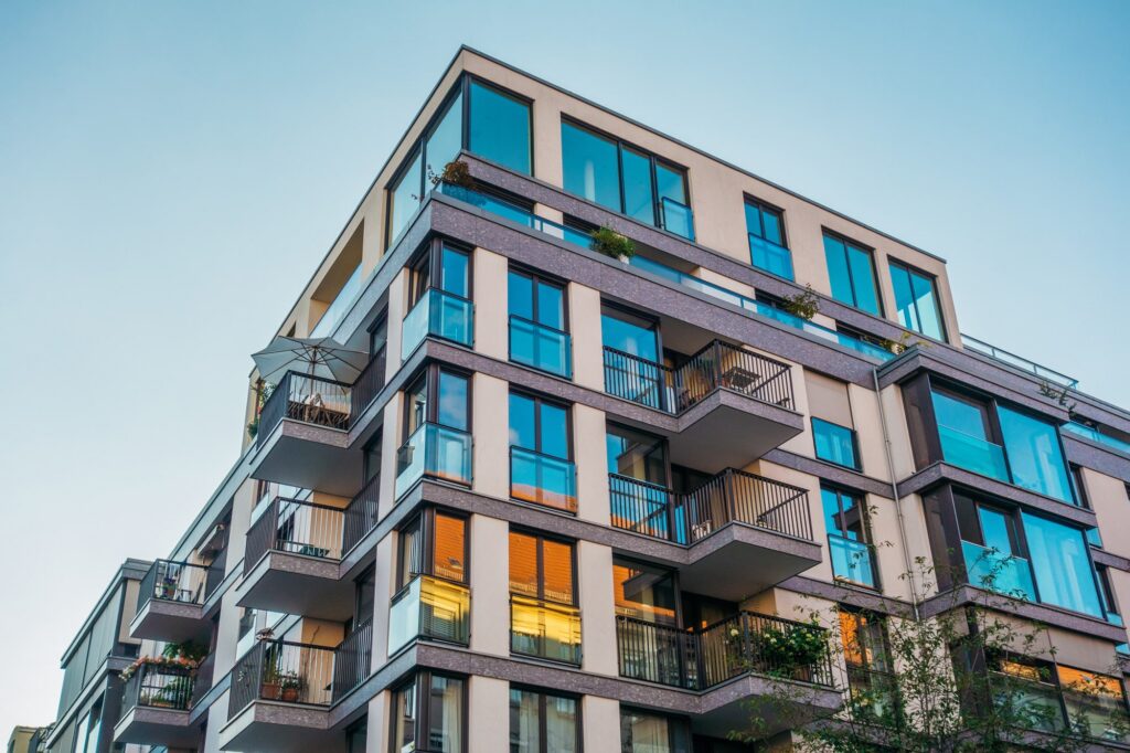 High-rise luxury apartments